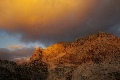  Kanjavec s Prehodavcev po sončnem zahodu 