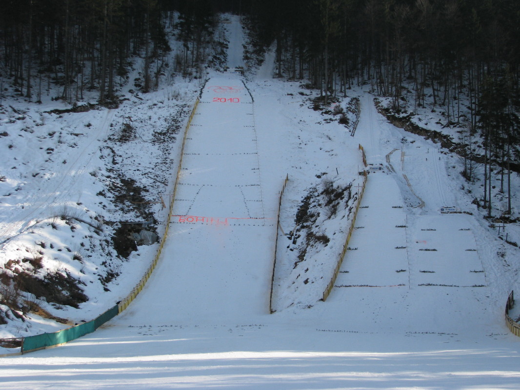 Prenovljena Hanssenova skakalnica na Poljah v Bohinju, nedelja 14. marec 2010