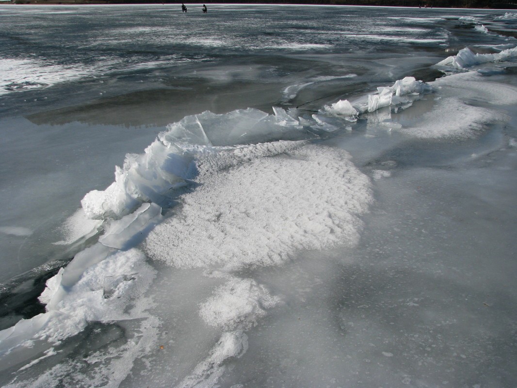 Ko se zasliši švist ledene ploskve - dokler led žvižga je vse v najlepšem redu, heca je konec, ko začne pokati in hreščati