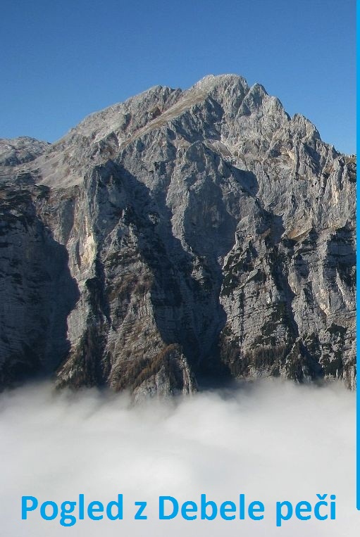 Močan in razgiban greben izza globoko zarezane škrbine Luknje se vzpne v kamniti in mogočni stolp Luknja peč in severovzhodno do sedla v smeri Dimnikov, ta dva lepa in od vsepovsod vidna skalna vrhova sta težje dostopni gori v tem delu Julijskih Alp